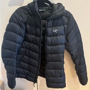 Black arcteryx jacket